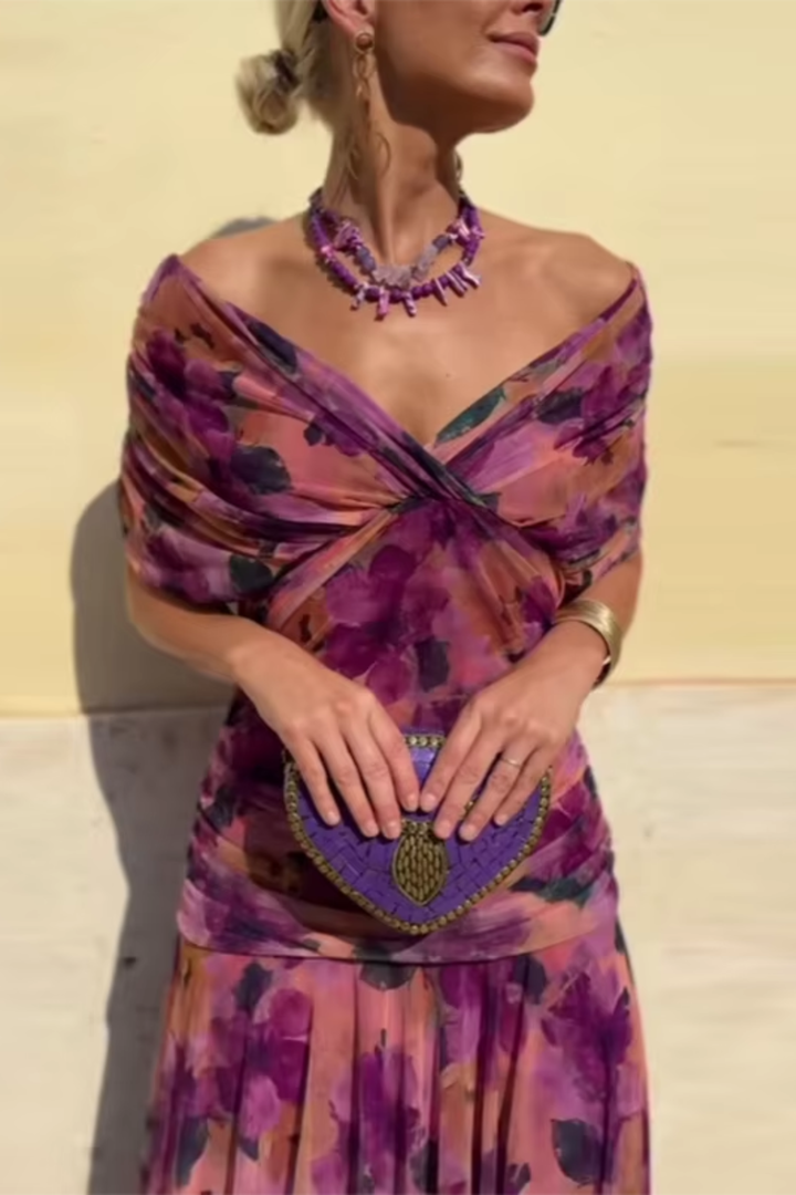 Zelena svilena haljina