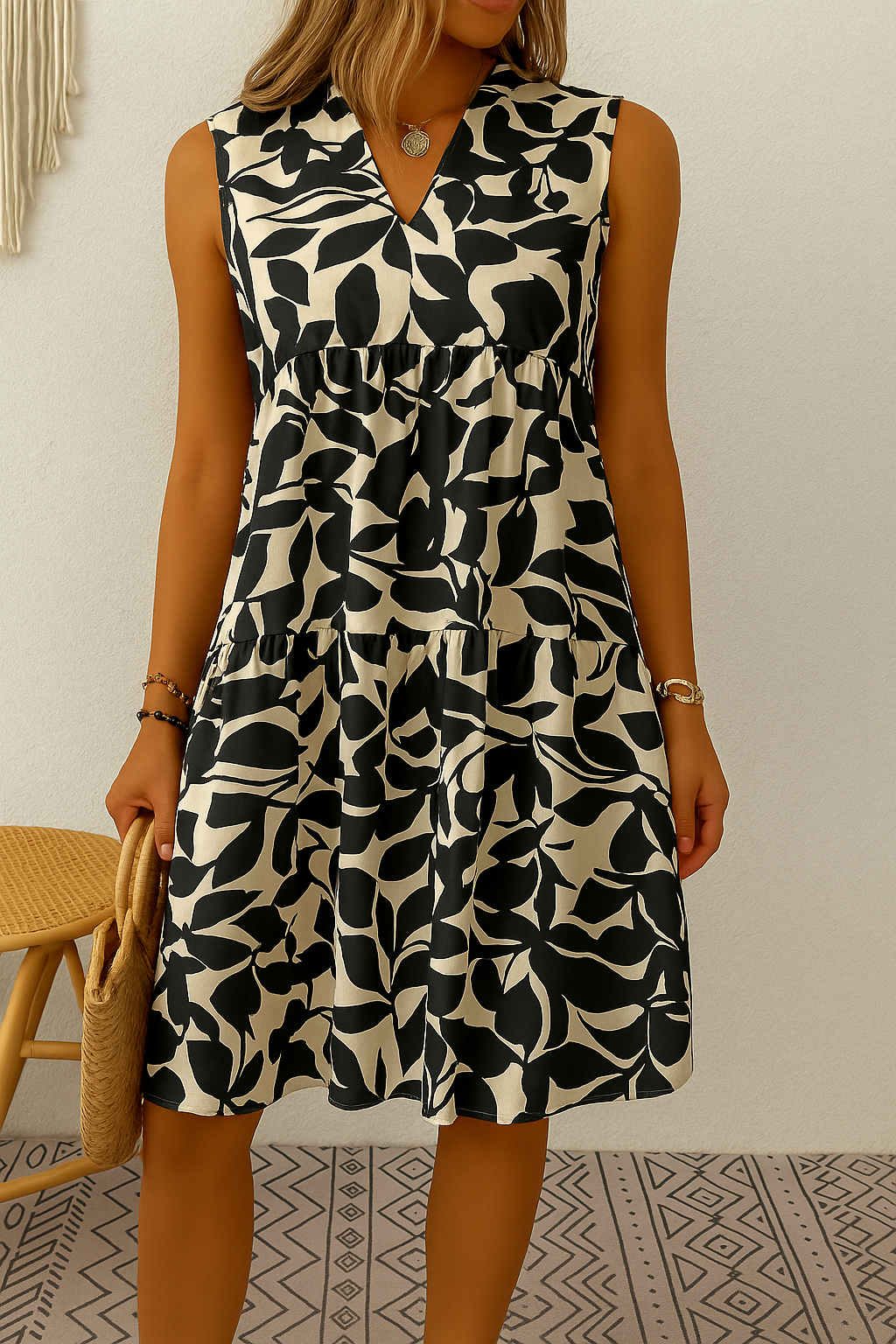 Cvjetna haljina Kiilto midi