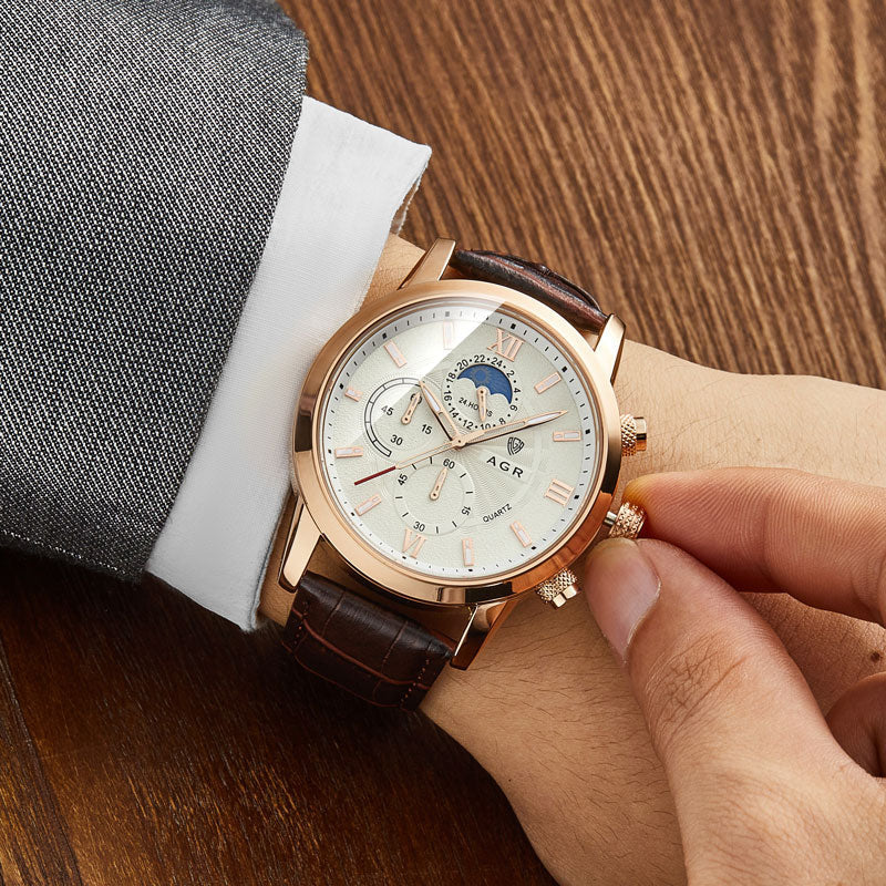 Arktički Luxe kožni sat