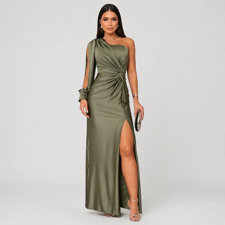 Haljina Maslinasta Elegancija