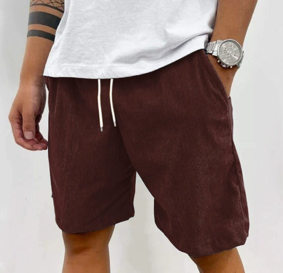 Ležerne rebraste kratke hlače
