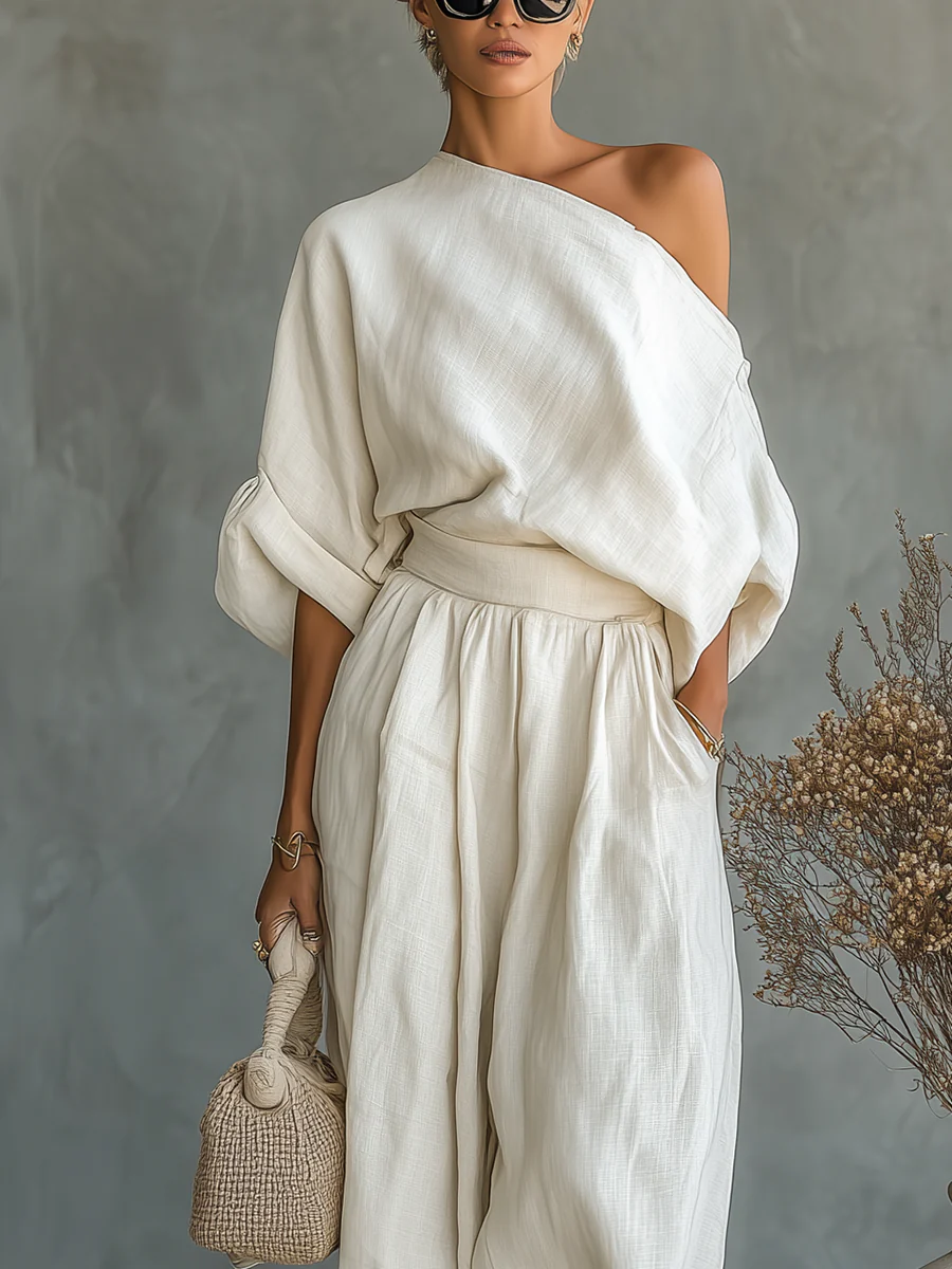 Mila | Dvodijelni set s golim ramenima